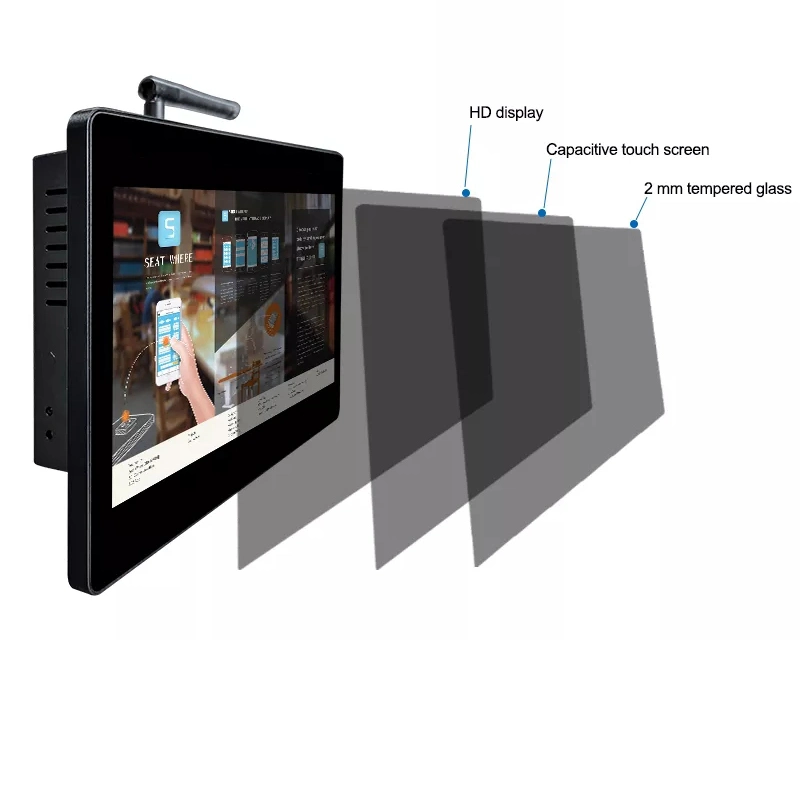 15.6-Inch Capacitive Touch Screen Display Industrial Control Equipment Embedded All-in-One Computer