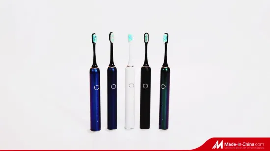 200 Days Standby Time Waterproof Ipx7 Rechargeable Sonic Electric Toothbrush with 5 Modes